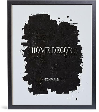 Bilderrahmen Chloe 20mm Profilbreite - 15x21 cm DIN A5 Schwarz – Schmaler Rahmen aus MDF Holz mit Acrylglas
