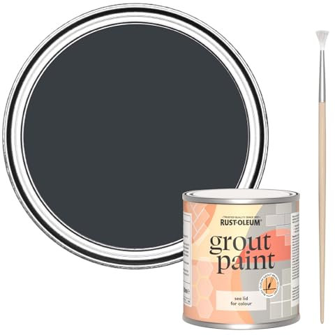 Rust-Oleum Dark Grey Ultra-Durable Grout Paint - Anthracite (RAL 7016) 250ml