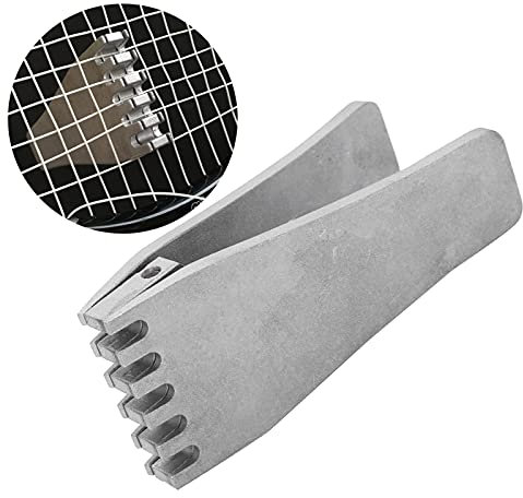 Topyond Badminton Bespannungsklemme,Badminton Saite,Bequeme Und Schnelle Bedienung,Stellt Sicher,DASS Der Schläger Nicht Verformt Wird,Klemmkraft von 30 Pfund Oder Mehr