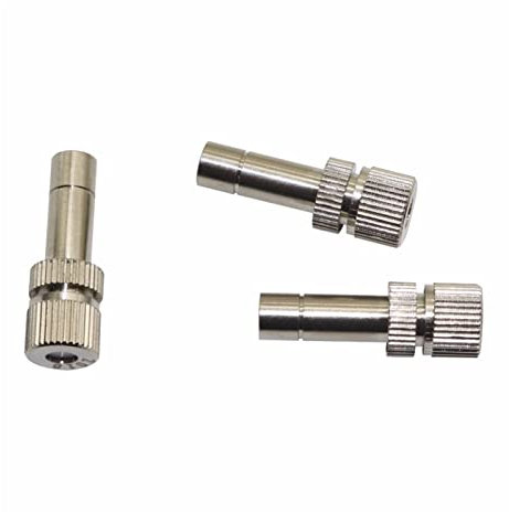 Garden Lawn Sprinkler Irrigation System Brass Low Pressure Atomization Nozzle Landscape Humidification Fine Mist Sprayer 0.1mm 0.15mm Nozzle Hole (Color : 0.1 mm)