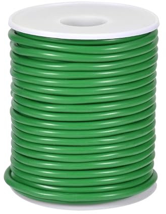 Cravatta da Giardino da 3,5 mm x 20 m, Fascetta per Piante Verdi, Fascetta di Supporto per Piante rampicanti, Filo Verde Giardinaggio, Nastro per Piante, Fascetta per Trappola Verde