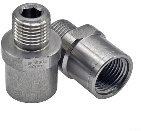 Adattatore per pedale, in acciaio inox, adatto per pedali da 9/16 pollici e pedivelle da 1/2 pollici, argento