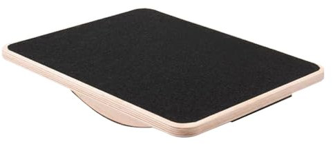 Balance Pad - Holzschwung Balance Board | Bequeme Anti-Fatigue-Matte für stehende Schreibtische | Balance Boards für Erwachsene | Stabilität Yoga Workout Enhancer | Fitness Wackble Pad, vielseitige Pi
