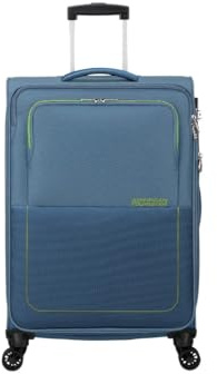 American Tourister Trolley M, A346 Coronet Blau/Lime, M, Erweiterbar