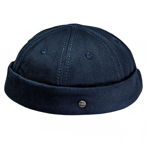 WEROR Docker Cap Herren Dockermütze Seemansmütze Dockercap Mütze Baumwolle