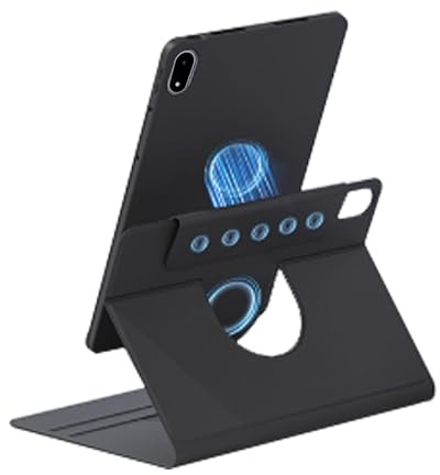 zZjoOoj Hülle für OnePlus Pad 3 13.2 Zoll Tablette Case，360° Drehbarer Magnetischer Aufteilbarer Schutzhülle,Automatischer Schlaf/Aufwachen,Einstellbarer Ständer - Schwarz