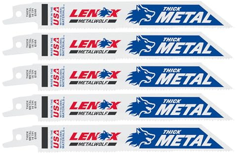LENOX 5-Pack 6-in 14-TPI Bi-Metal Re