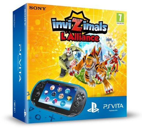 Console PS Vita WiFi + jeu à télécharger InviZimals : L'Alliance + Carte Mémoire 4 Go