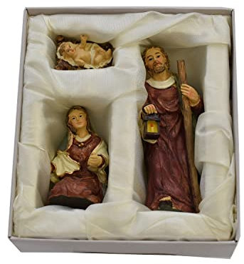 Krippenfiguren 3-teiliges Set Krippe Figuren bis 11 cm