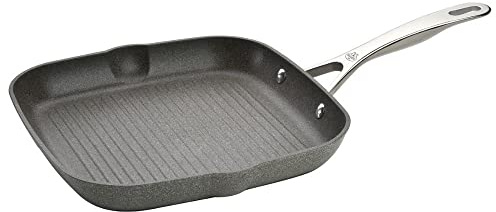 BALLARINI Salina Grillpfanne, 28 cm, quadratisch, mit Ausguss, Antihaftbeschichtung, für alle Herdarten geeignet