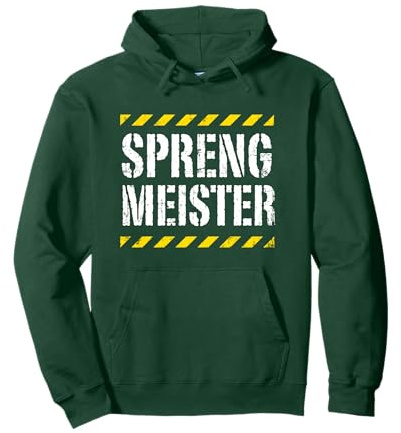 Sprengmeister Pyrotechniker Feuerwerk Explosion Pullover Hoodie