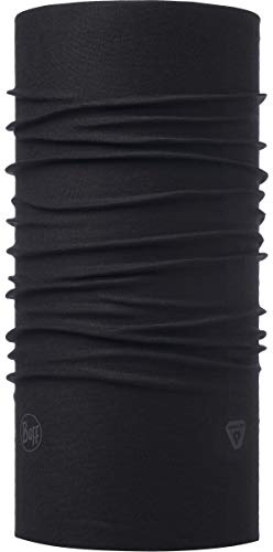 Buff ThermoNet Neck Gaiter, Moisture-Wicking, Breathable, Versatile, Neck Warmer, Thermal Cold Weather Face Mask, Black