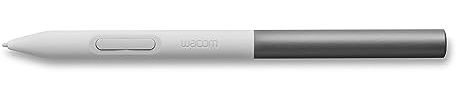 Wacom Un stylo standard (pour les écrans et tablettes Wacom One édition 2023), avant blanc/arrière gris