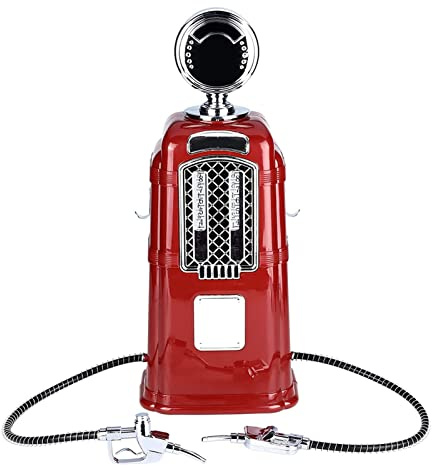 Dispensador de Bebidas de Doble Pistola, 1000cc, para Vino, Cerveza y Alcohol, Rojo, para Bares, Hoteles, KTV