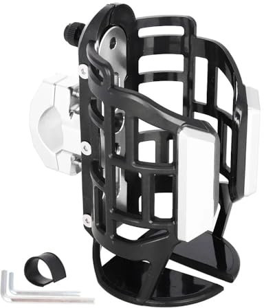 Yuegtik Accesorios Universales para Portavasos De Moto Lateral Portabidones
