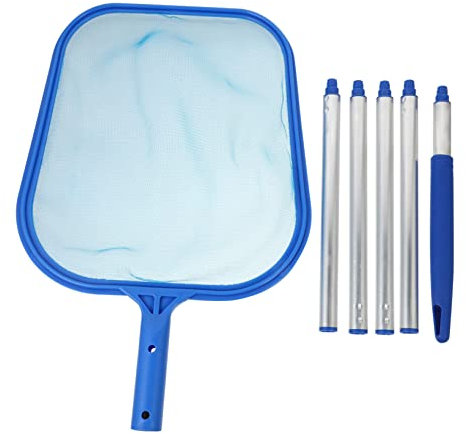 CAXUSD 120cm Water Cleaning Tool Aluminum Rod Pool Cleaning Net Paddling Pool Net