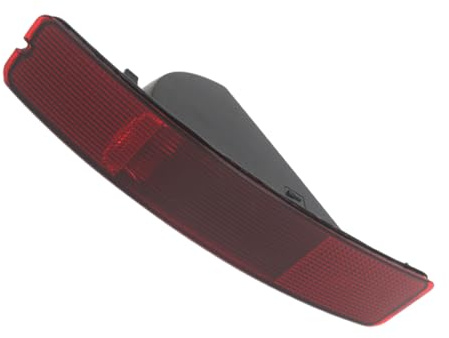 Riloer Rear Bumper Reflector Cover, Car Rear Bumper Fog Light Reflector Tail Reverse Lamp Red Housing, ABS Tail Light Lamp Cover Compatible with Volvo XC90, Rear Left Side