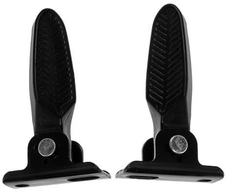 ULTECHNOVO Pedali Pieghevoli Universali Per Scooter Elettrico E Bici Elettrica Poggiapiedi Posteriori in Lega Di Alluminio 4.5 Pollici Facile Da Installare E Salvaspazio Per Passeggeri