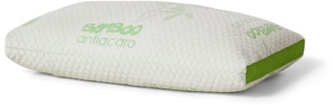 EPSELIA Kinderbettkissen Bezug Bio-Bambu 60 x 40 H 10, leistungsstarkes atmungsaktives 3D-Air-Gewebe, Kissen für Kindergarten oder Reisen, Bezug abnehmbar und antiallergisch OEKO-TEX