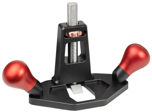 Pialla per fresatrice, mini pialla per legno, pialla manuale di precisione per la lavorazione del legno, Jointer portatile, strumento per fresatura e profondità, regolabile, per artigiani, falegnami