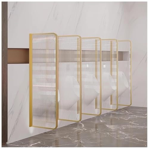 Öffentliche Toilette Schutz Trennwand mit gehärtetem Glas, Wandmontage, Urinal Sichtschutz für Herren, Urinal Sichtschutz für Hotel, Schulen, Einkaufszentren