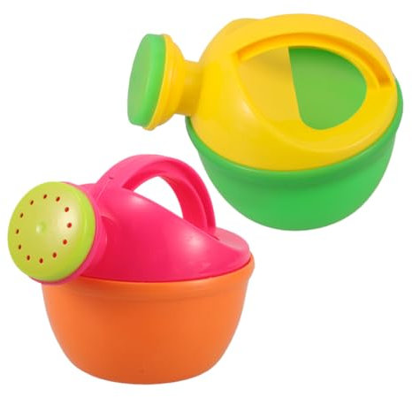 POPETPOP 2piezas Regadera De Plástico para Juguete De Playa y Baño Asa Cómoda con Agua Jardín o Piscina para Pequeños