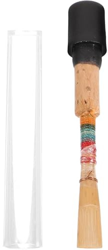 C-ton Oboenrohrblatt Ersatzteil für Oboe, Handgefertigt, Naturrohr | Kupfer, Gratfrei Verarbeitet, Leicht Einzusetzen, Zubehör für Oboeninstrumente im Kompakten Format Zufällige Farbe