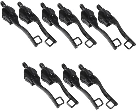 UPKOCH 5paires Tirettes Antivol Pour Fermetures Éclair De Sacs à Dos Remplacement De Tirettes Et Languettes Accessoires De Réparation Pour Valises Et Bagages