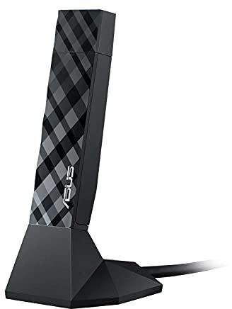 Asus USB-AC56 Dual-Band Wi-Fi USB Stick (WiFi 5 AC1200, USB 3.0 High-Speed, Windows Mac & Linux kompatibel)