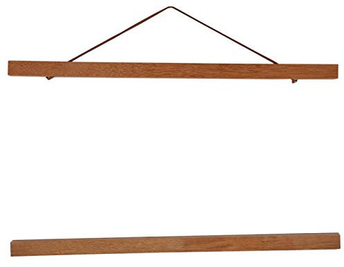 Hongzer Porte-Affiche, Cadre Photo en Bois magnétique Moderne avec Taille 4 Bricolage Affiche Scroll Prints Mur oeuvre Suspendue pour Image/Toile/Peinture/Affiche(40cm)