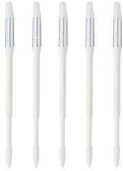 SUSTEE Gießanzeiger (5er-Set) - Sagt Ihnen Wann zu Gießen - Funktioniert für alle Pflanzen und Böden - Einfach, Batteriefrei - Hergestellt in Japan (Weiß, Mittel)