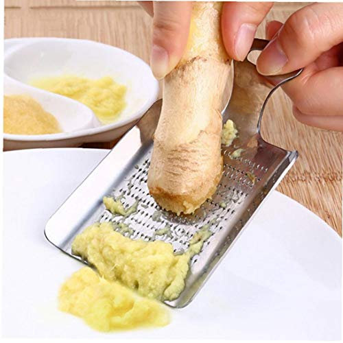 PiniceCore Kitchen Stainless Steel Ginger Garlic Wasabi Grater Shredder Slicer Crusher Garlic Press Chopper Cutter Cooking Tools