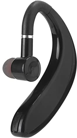 S109 Casque sans Fil Bluetooth avec Crochet d'oreille, Oreillette Bluetooth à Oreille Unique avec Micro, Casque Bluetooth avec Crochet d'oreille Antibruit pour Les Entreprises