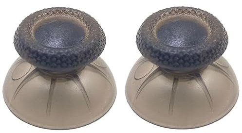 2 x JOYSTICK PARA SONY PS5 PLAYSTATION 5 ANALOGICO MANDO NEGRO TRANSPARENTE