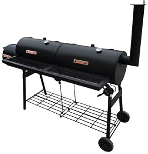 heybb Barbecue-Smoker Grill Nevada XL Schwarz Kohlegrill Pellet Smoker Grill