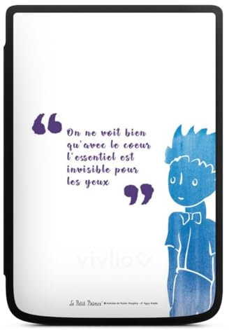 DeinDesign Coque pour liseuse Compatible avec Vivlio Touch HD Plus Etui pour liseuse Protection pour liseuse Livre pour Enfants Le Petit Prince Produit sous Licence Officielle