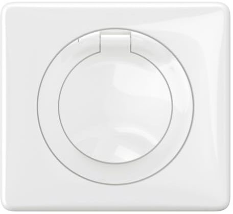 LEGRAND - Prise Electrique Murale avec Terre Céliane Surface Confort + Plaque - Prise Etanche IP44 - Prise Affleurante avec Socle Rétractable - Blanc