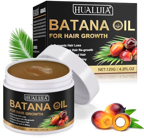 Huile de Batana 100% pure et biologique du Honduras, prévient la chute des cheveux, favorise l'épaisseur des cheveux, hommes et femmes, 4 oz