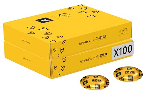 Nespresso Professionnel pour CAFE JOYEUX - Bundle 100 Capsules cafés (2 boîtes de 50) - Adapté aux professionnels