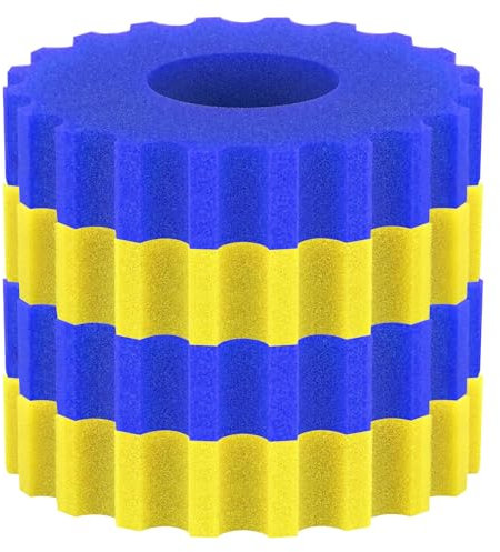 Schwammfilter-Media-Pad, kompatibel mit Vivohome/Vevor/Vivogrow 1580/1840 GPH oder SUNSUN CPF-2500/3500 Druck-Teichfilter für Koi-Fische, grober und feiner Schwamm für Teichpumpe, Vorfilter-Ersatz