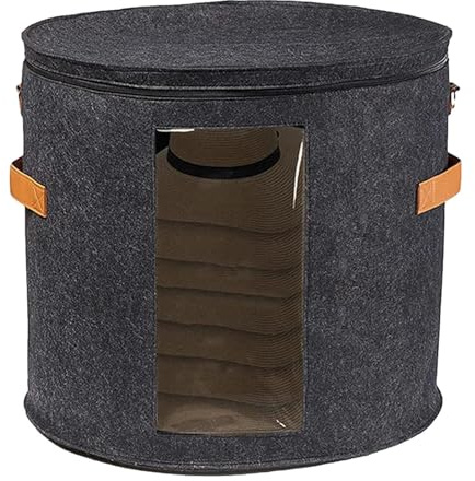 Hutablage - 19 D x 17 H Großer Hut-Organizer - Hut-Organizer mit