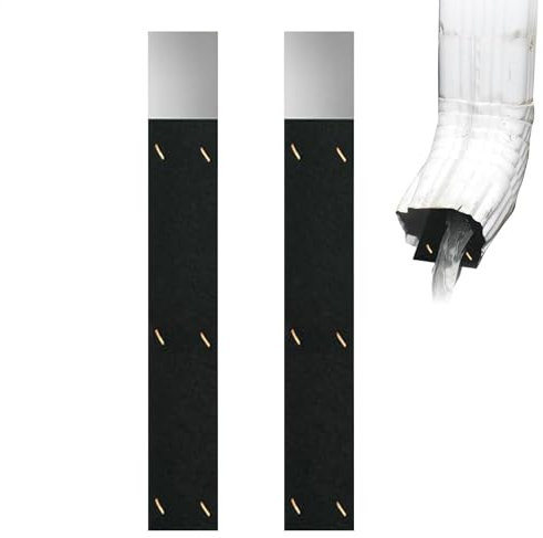 Gutter Noise Dampener, 2X Silencer Insert, Adjustable Drainage Tool, Soundproof Noise Reducer, Multifunctional Quiet Solution, 29x10cm, Home Pipe Maintenance Accessory