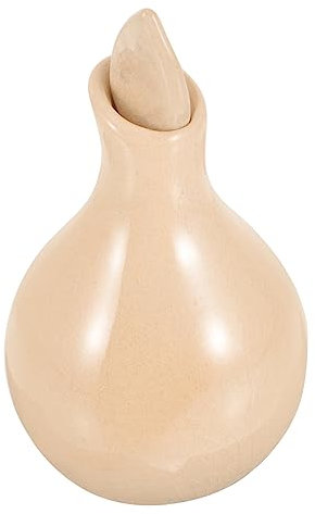 Happyyami Botella De Cerámica Porosa Para Aceite Esencial Decoración Para Spa y Salón Tarro Vacío Para Aromaterapia Diseño Elegante Para Difusor y Perfume