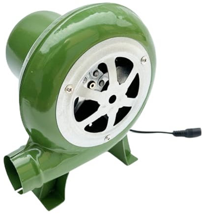 Soffiatore elettrico per forgiatura | Ventilatore elettrico a velocità variabile 12 V,Soffiatore di forgiatura robusto, soffiatore elettrico a doppio uso AC e DC per veicoli, barbecue all'aperto