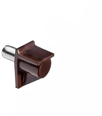Hettich 20 Stück Bodenträger 5 mm Safety Stahl Kunststoff braun Artikel 9157224