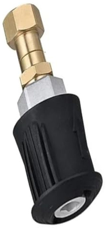 Connettore girevole for tubo flessibile for idropulitrice, rotazione a 360°, anti-groviglio con attacco rapido for una maggiore mobilità di pulizia(Aluminum)