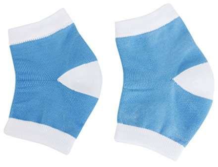 Footfull Gel Heel Moisturising Socks/Protectors for Dry Cracked Skin/Foot Pain Relief