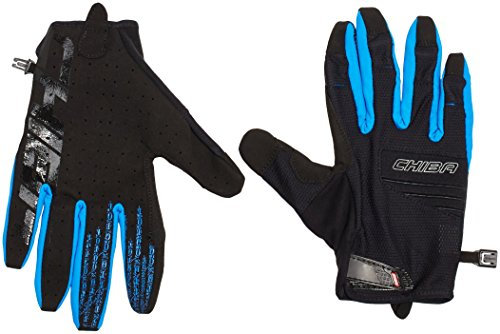 Chiba Herren Handschuhe Titan, Schwarz/Oceano, XS, 30786-1006-2