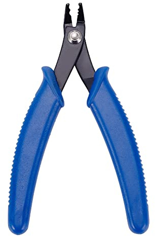 PH PandaHall 45 Steel Jewellery Tools Crimper Pliers Crimp Tool Bead Crimping Pilers for Jewellery Making, Necklace Bracelet Earring Making Plier, RoyalBlue, 13cm