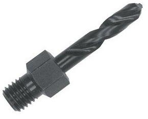 6 Pcs, #10 Cobalt Black Oxide Short Threaded Shank Drill Bit, Tsd10S, Number of Flutes: 2; Cutting Direction: Right Hand, Overall Length: 1-1/4 Shank Size: 1/4-28